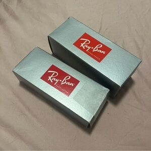 Ray-Ban Silver Eyewear Storage Boxes